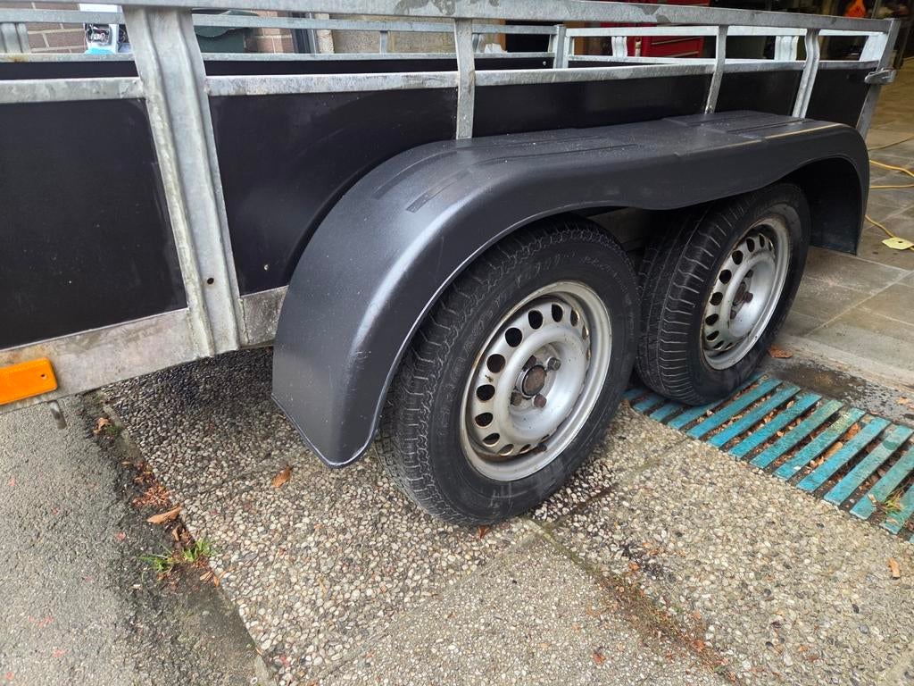 Aanhangwagen dubbelasser, Auto diversen, Aanhangers en Bagagewagens, Ophalen