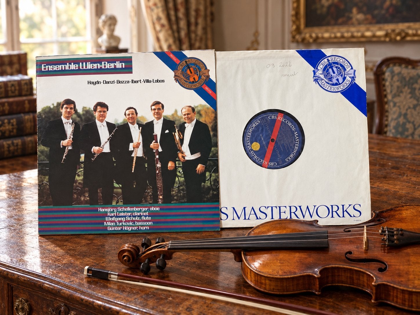 LP Ensemble Wien-Berlin Haydn, Danzi, Bozza etc... Mint, Enlèvement ou Envoi, LP, Haydn