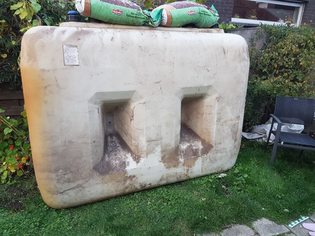 gratis mazouttank 2000l, Ophalen