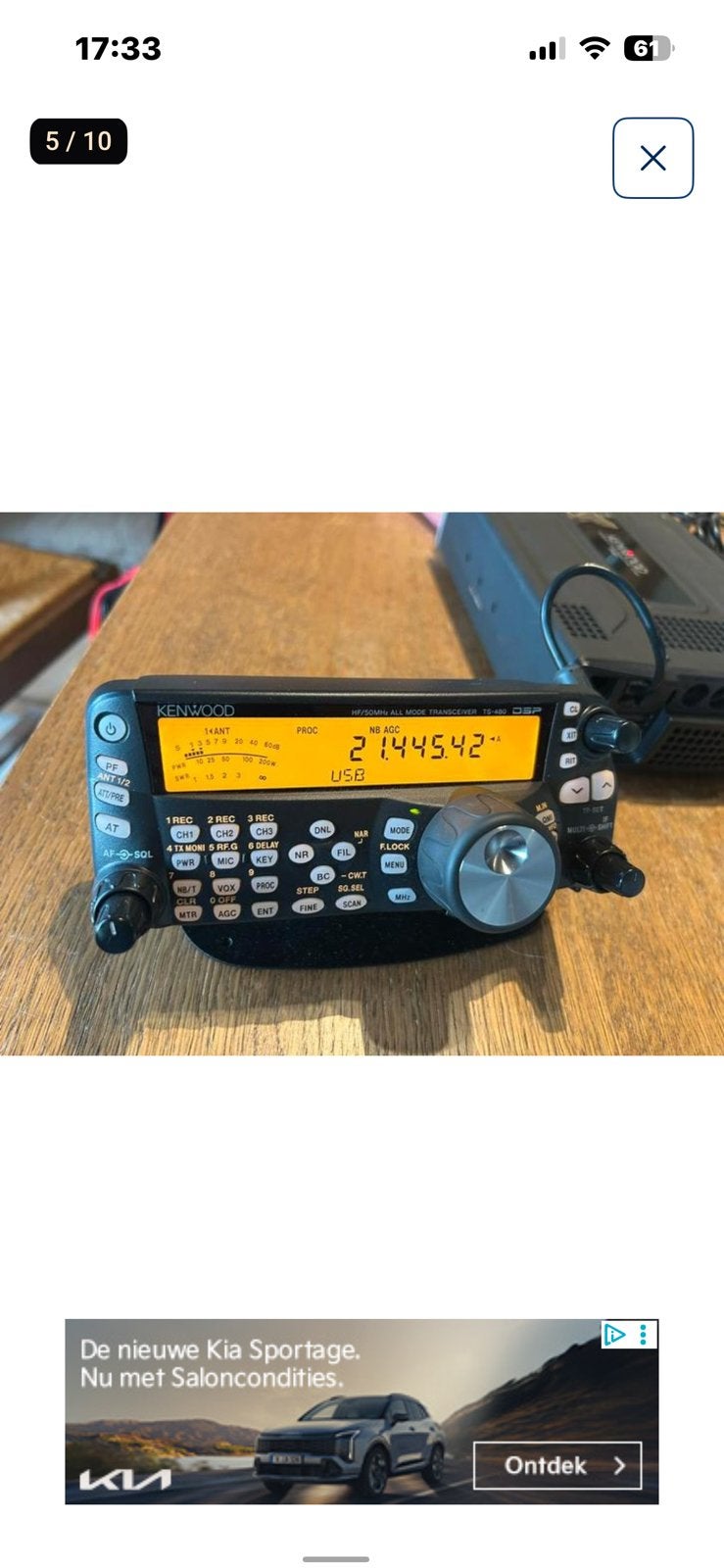 Kenwood TS-480Hx 200 W en boîte en option, Enlèvement ou Envoi, Comme neuf