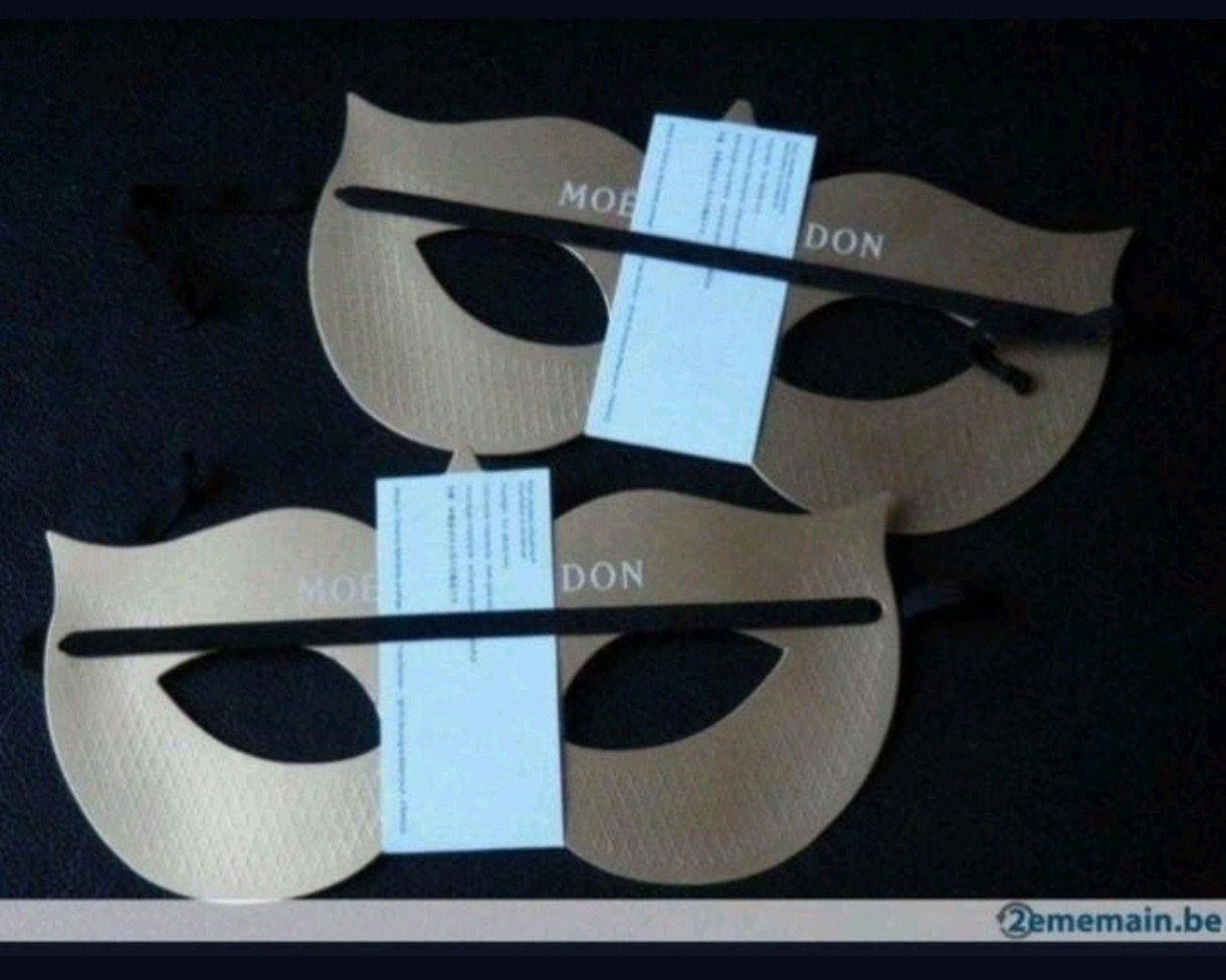 MASKER VAN HET MERK MOET EN CHANDON Champagne... 2 beschikba, Ophalen of Verzenden, Champagne