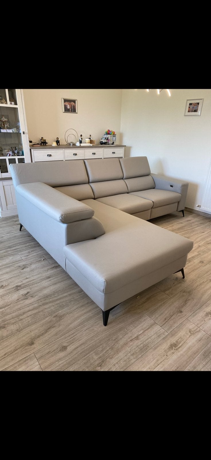 3 zit zetel, Ophalen, Gebruikt, Stof