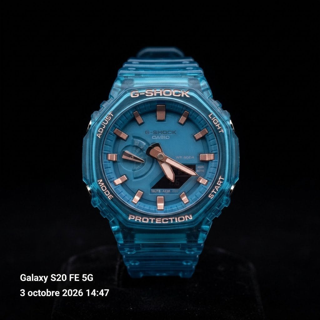 Montre Casio G-Shock "CasiOak" Bleue Translucide, Ophalen, Casio