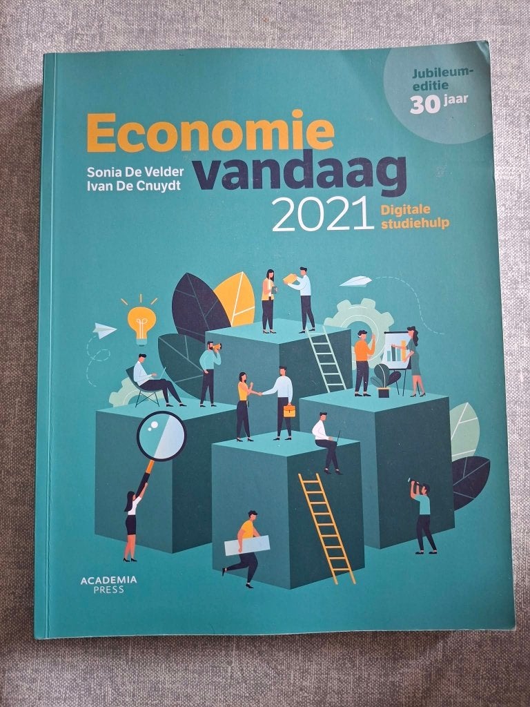 Schoolboek:  Economie vandaag digitale studiehulp, Boeken, Schoolboeken, Ivan De Cnuydt; Sonia De Velder, Economie, Ophalen of Verzenden