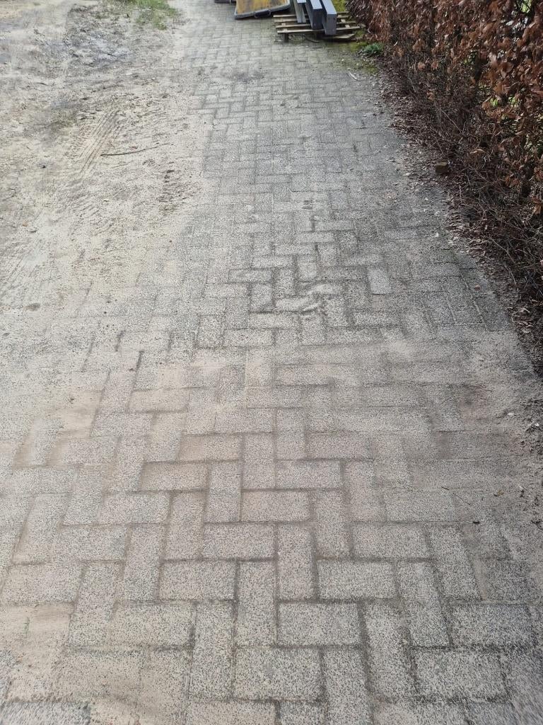 Gratis klinkers 22x11x7 +-80m², Tuin en Terras, Ophalen, Gebruikt, 10 m² of meer, Klinkers