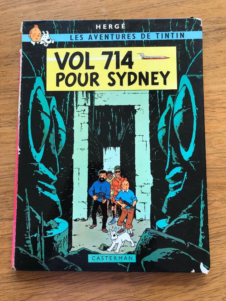 Tintin (Historique) Vol 714 pour Sydney 1968, Enlèvement ou Envoi, Une BD, Utilisé, HERGE