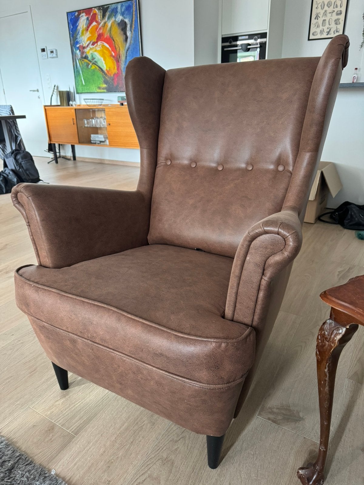 IKEA STRANDMON - fauteuil, Enlèvement, Cuir