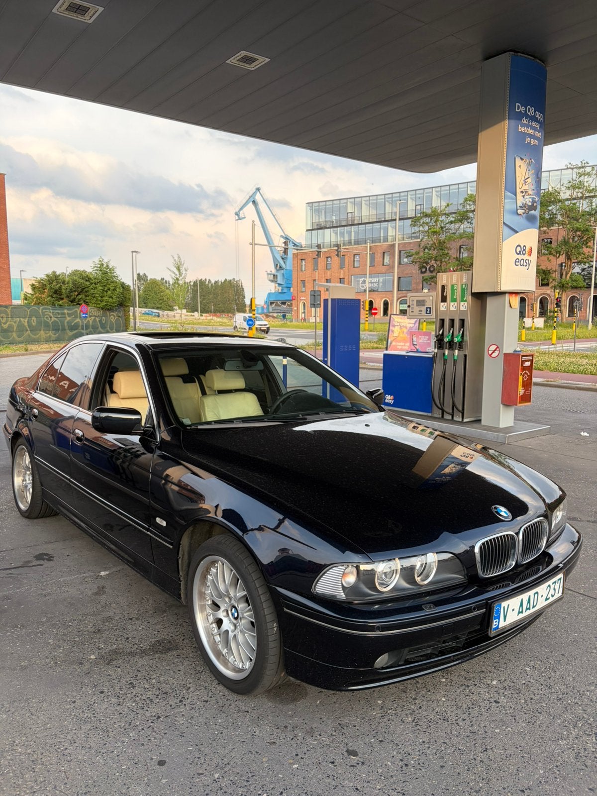 Bmw 540ia individual, Auto's, BMW, Beige, Blauw, Berline, Particulier