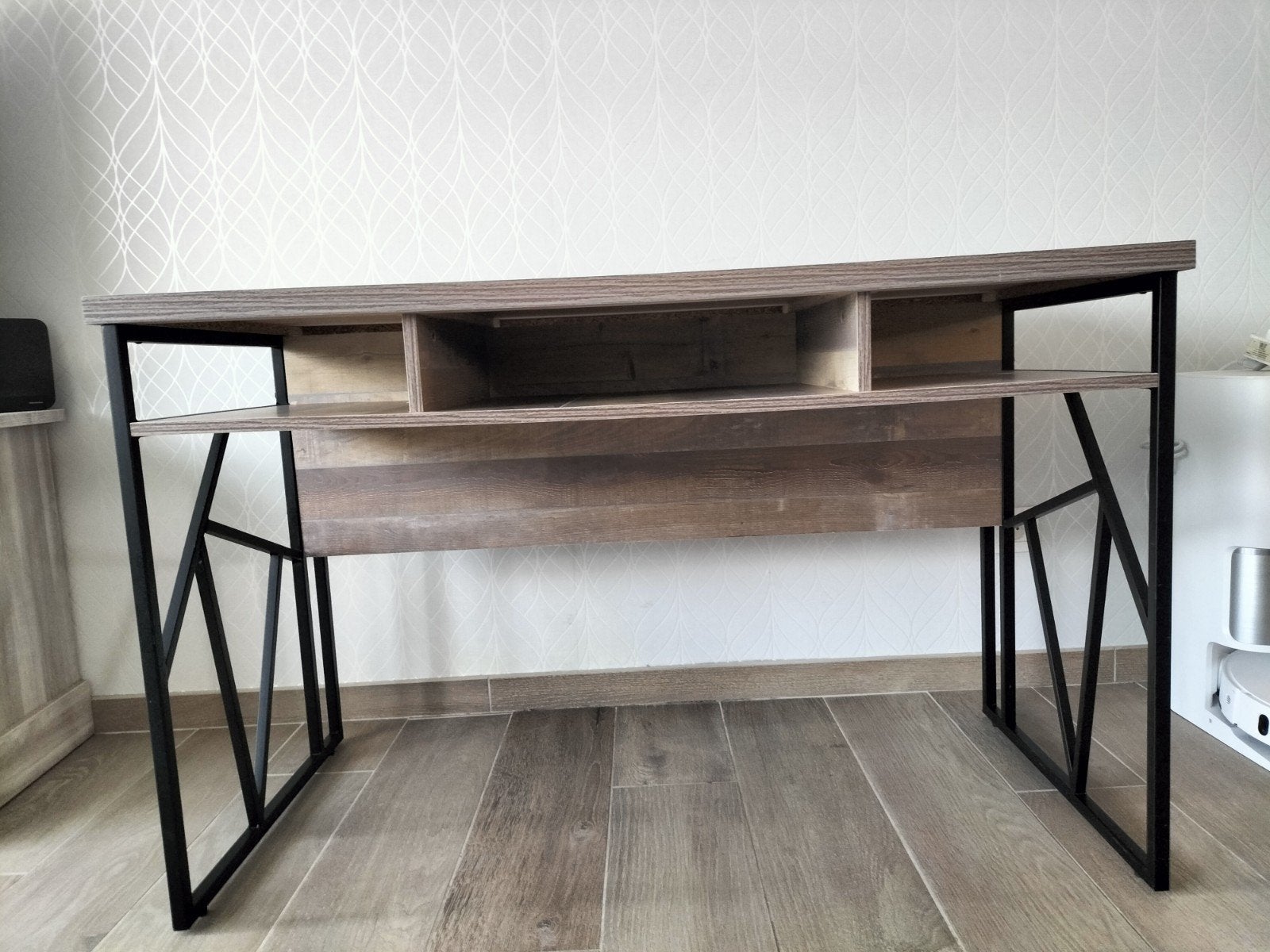 Prachtige landelijke bureau - bijzettafel, Huis en Inrichting, Tafels | Sidetables, Ophalen, Gebruikt, Rechthoekig, Landelijk