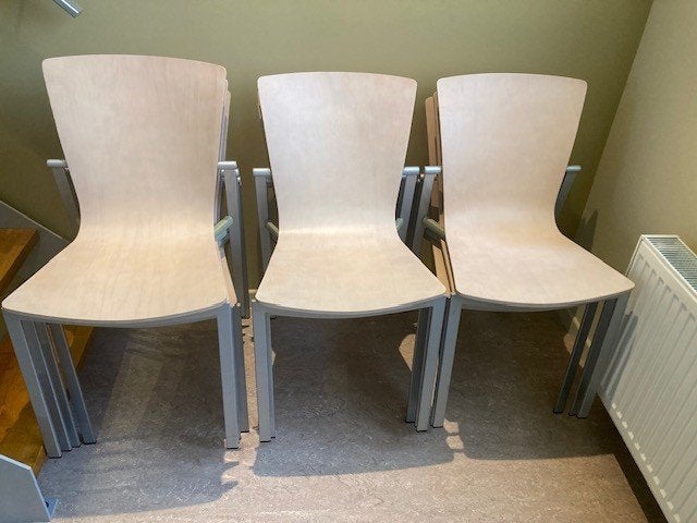 chaises en hêtre 4/6 pièces, Maison & Meubles, Autres couleurs, Enlèvement, Bois, Modern