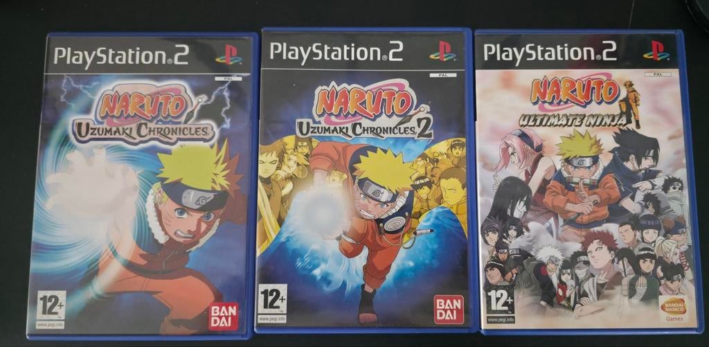 Lot 3 jeux PS2 - Naruto (100% Complets), Enlèvement