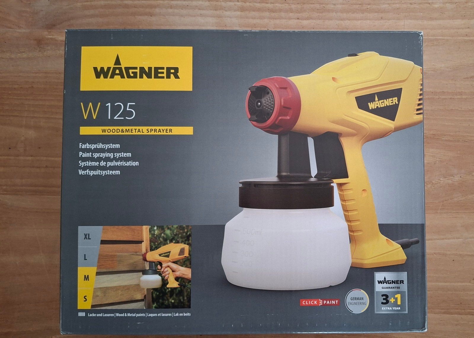 Pistolet à peinture Wagner W125. Jamais utilisé., Enlèvement ou Envoi, Neuf, Pulvérisateur de peinture ou Pompe à peinture