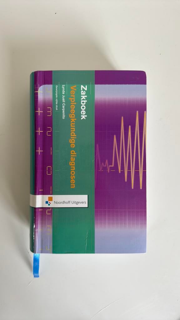 Lynda Juall Carpenito - Zakboek Verpleegkundige diagnosen, Ophalen of Verzenden, Lynda Juall Carpenito
