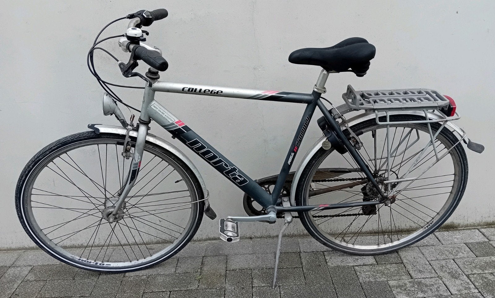 Herenfiets kotfiets Norta College 28inch framemaat 54cm 7v🚴, Autres marques, Frein sur jante, Moins de 10 vitesses, Enlèvement