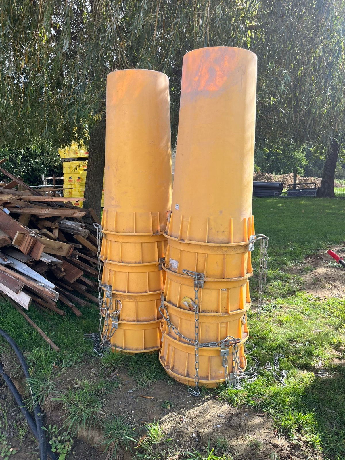 Stortkoker 10stuks, Ophalen, Gebruikt
