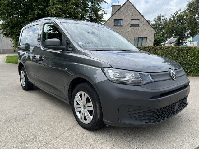 Volkswagen Caddy AUT 1.5 benzine MET 22.000km EN apps, Autos, Argent ou Gris, Achat, Euro 6, Entreprise
