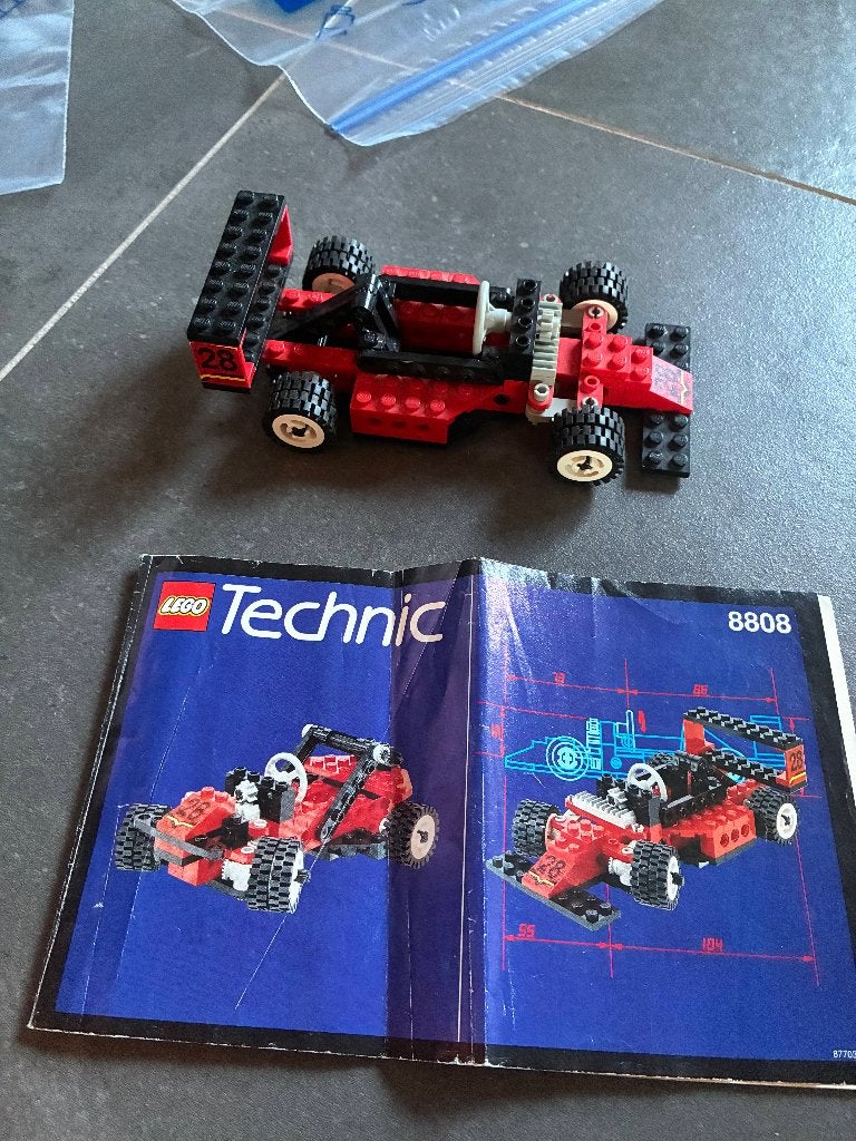 lego technics jaren 90, Kinderen en Baby's, Gebruikt, Lego, Overige typen, Inclusief instructies