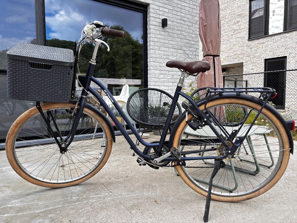 Damesfiets Decathlon, Fietsen en Brommers, Gebruikt, Velgrem, Versnellingen, Ophalen
