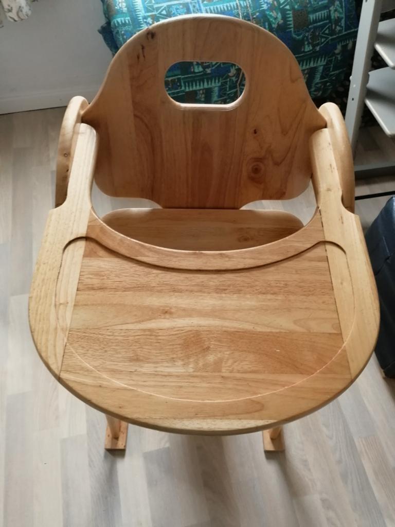 Kinderstoel in hout, Kinderen en Baby's, Kinderstoelen, Ophalen