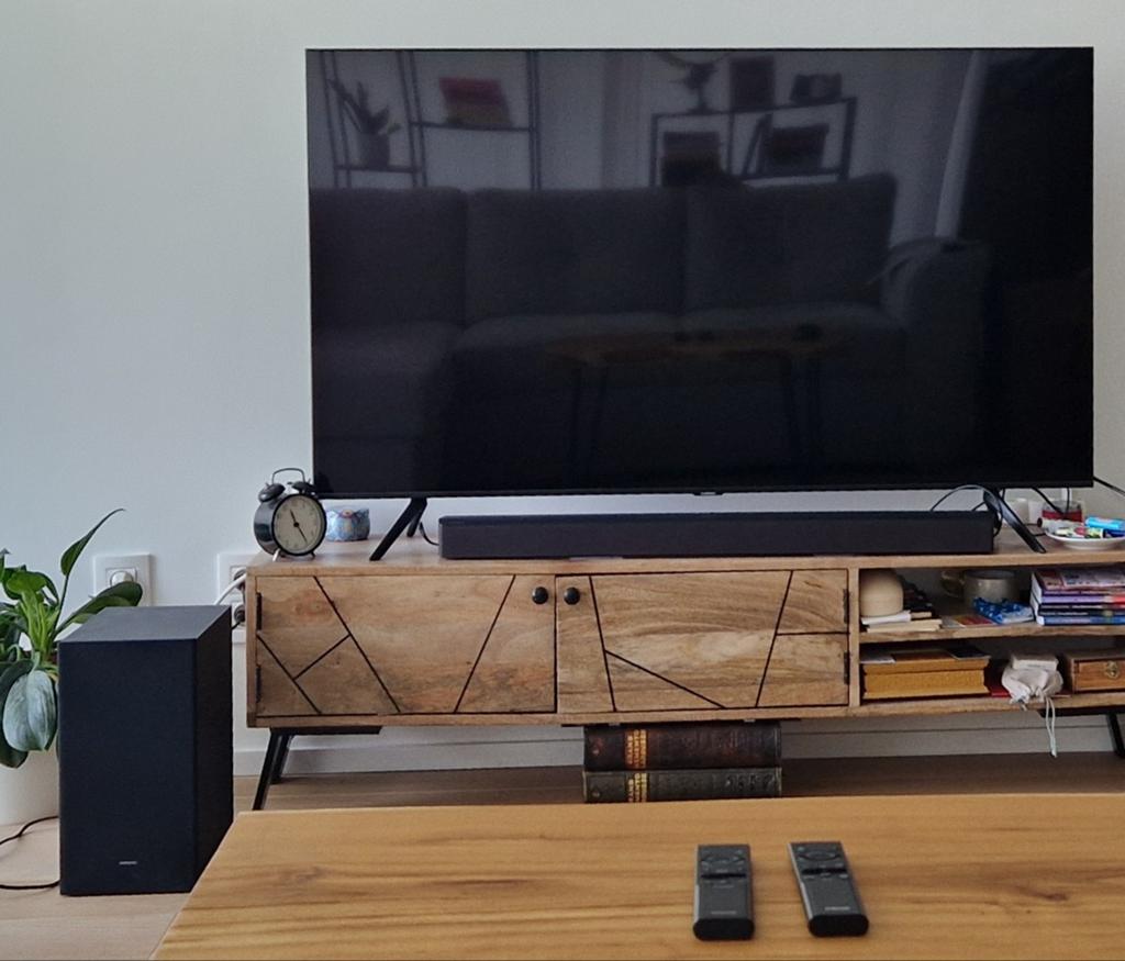 Téléviseur intelligent Samsung 55 pouces avec barre de son/c, Enlèvement, Samsung, Smart TV