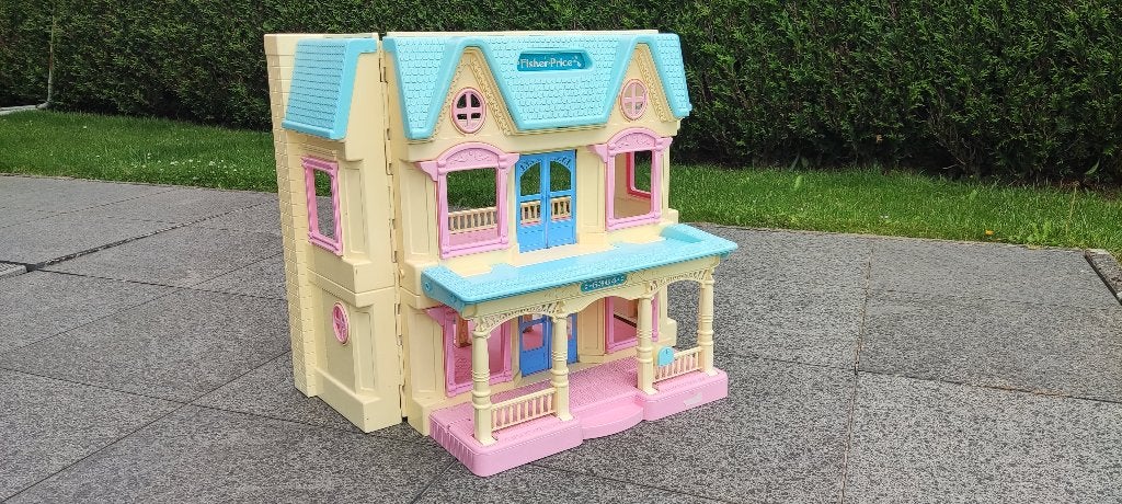 Fisher-Price poppenhuis, Kinderen en Baby's, Speelgoed | Poppenhuizen, Ophalen, Gebruikt, Poppenhuis