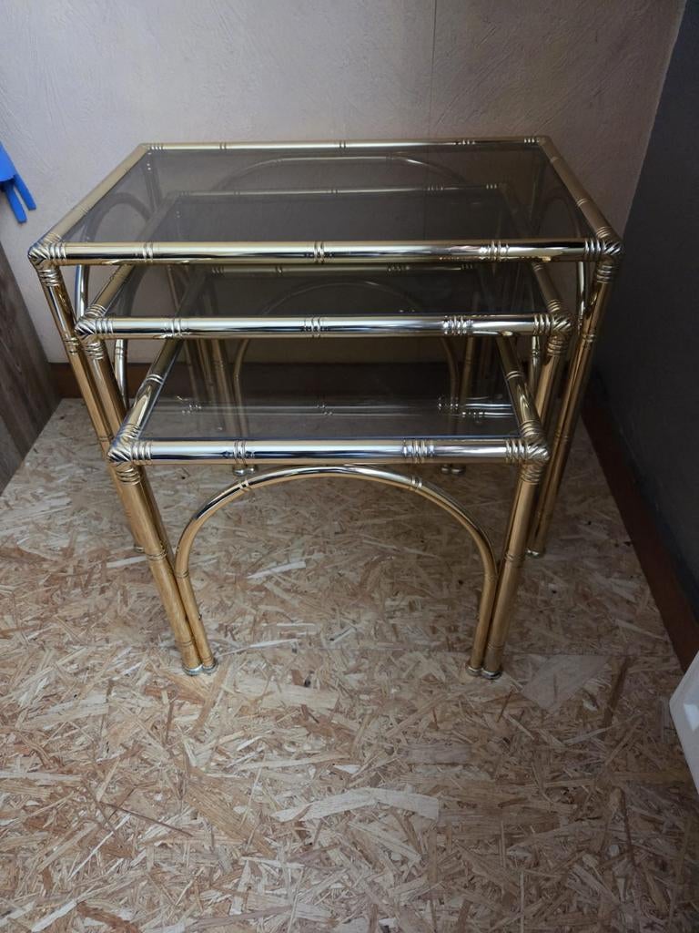 Glas tafel 3 stuks, Ophalen, Glas