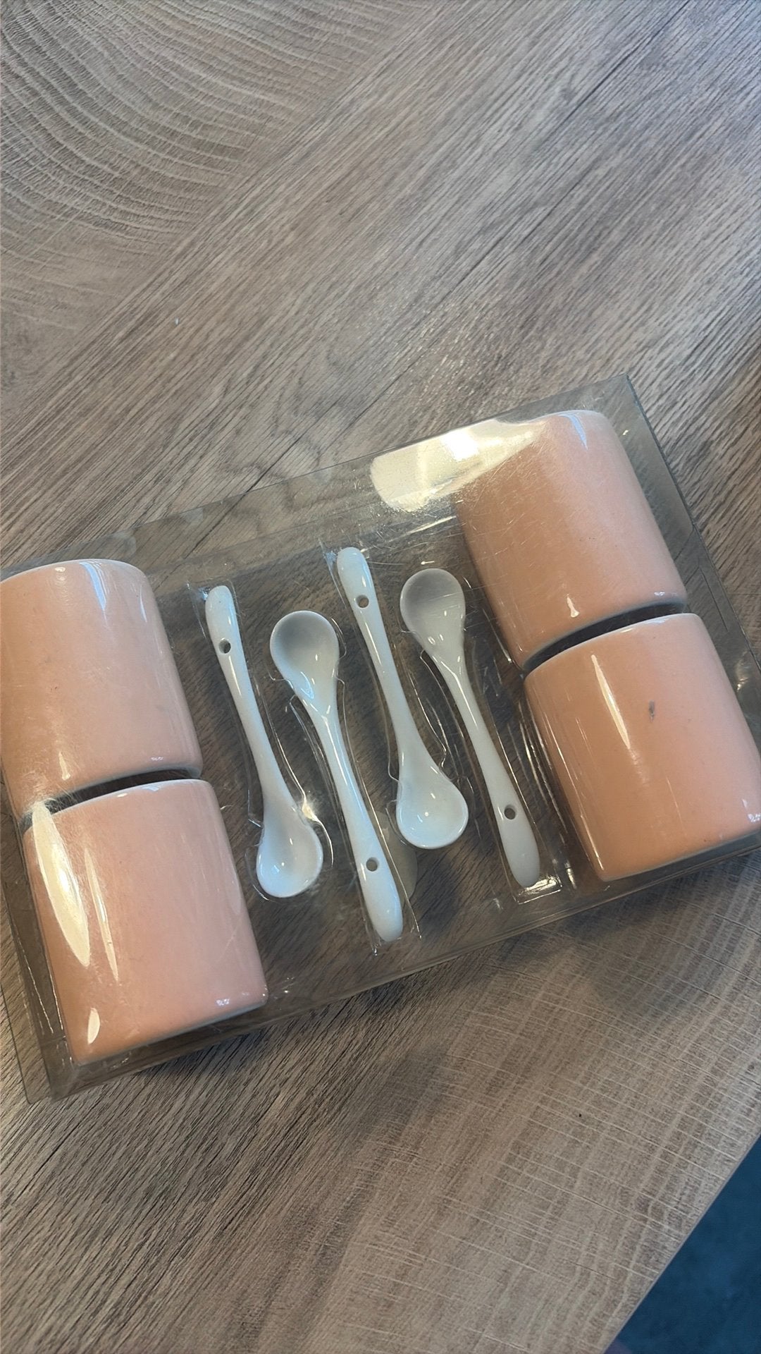 Potjes met lepeltjes, Ophalen, Nieuw, Schaal of Schalen