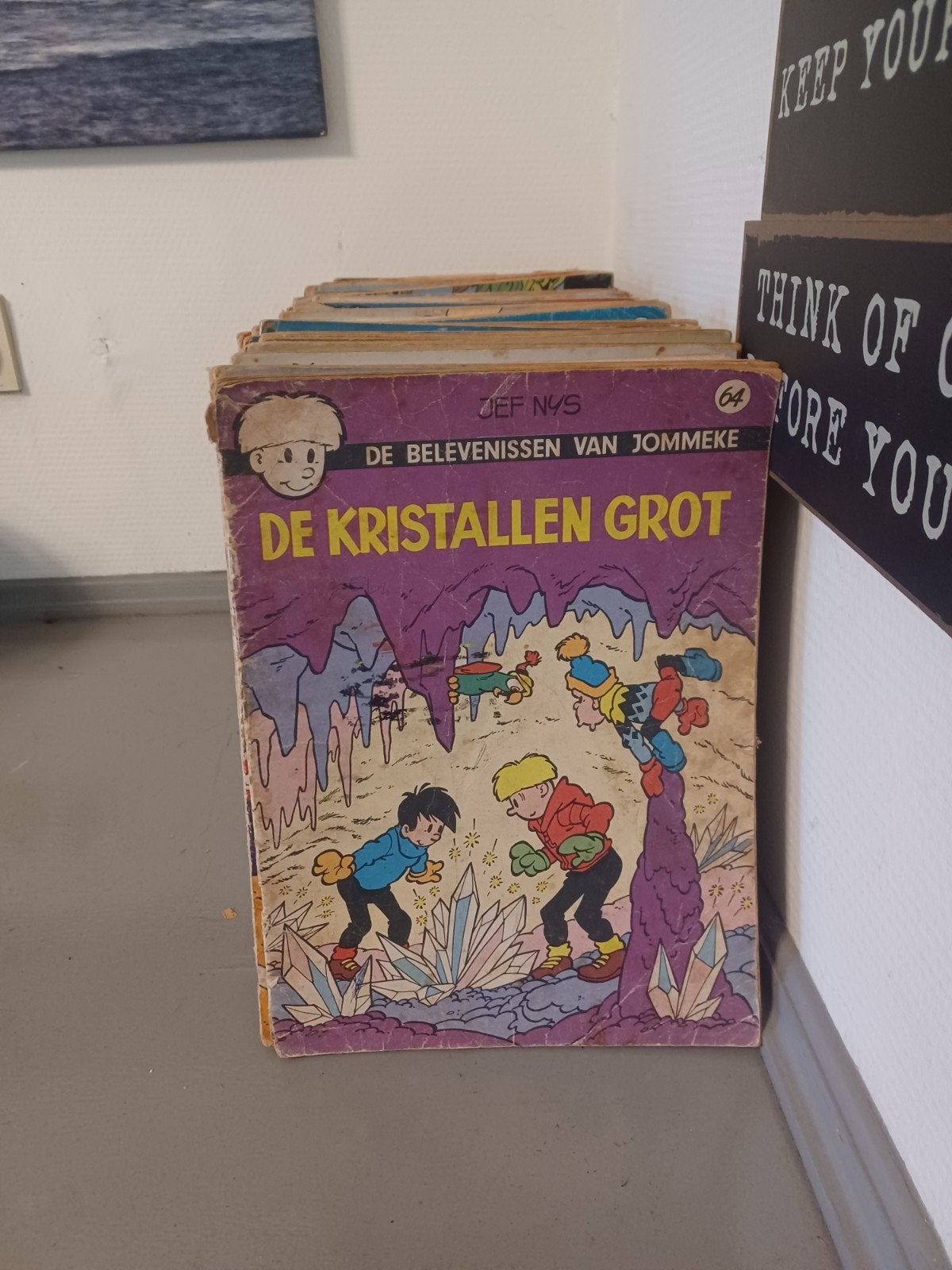 Jommeke strips, Boeken, Ophalen