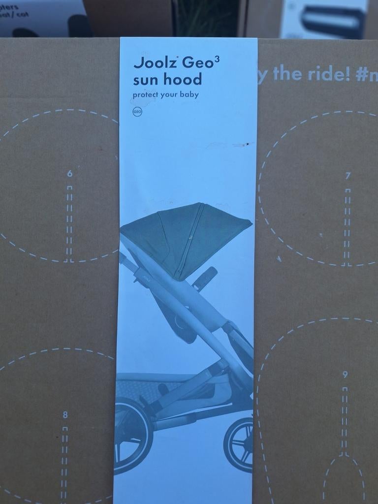 Joolz GEO3 zonnekap - sage green, Kinderen en Baby's, Ophalen of Verzenden, Zonnekap
