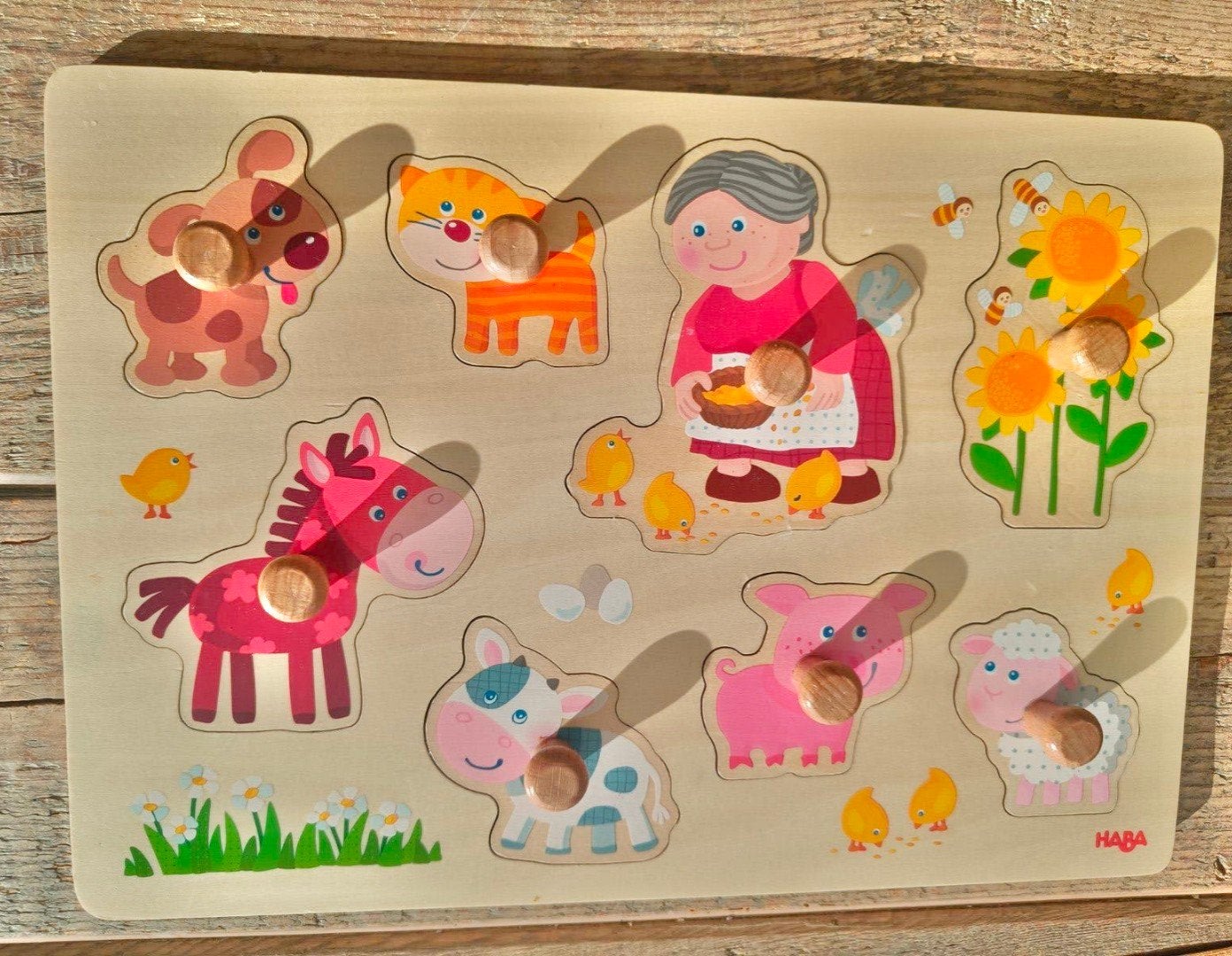 haba houten puzzel, Ophalen of Verzenden