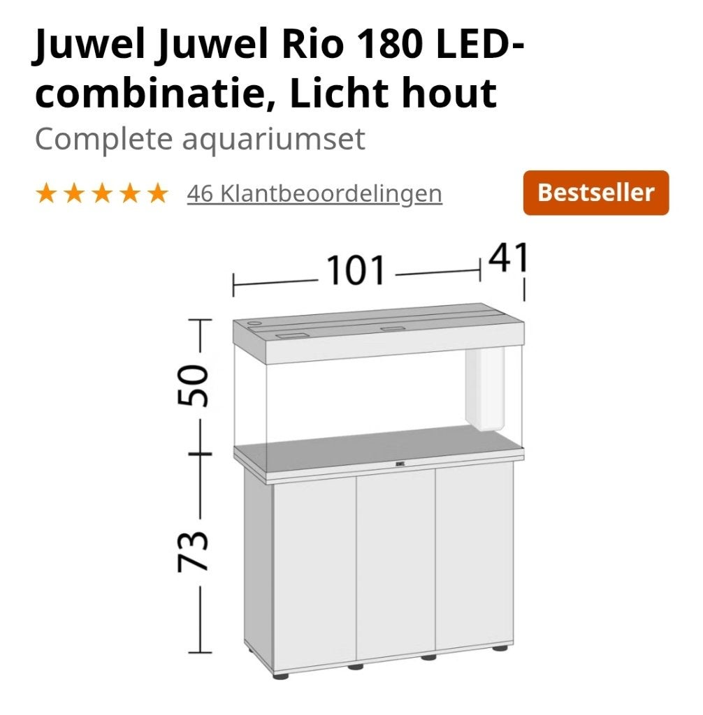 Aquarium, Dieren en Toebehoren, Ophalen, Gebruikt, Aquariummeubel, Pomp