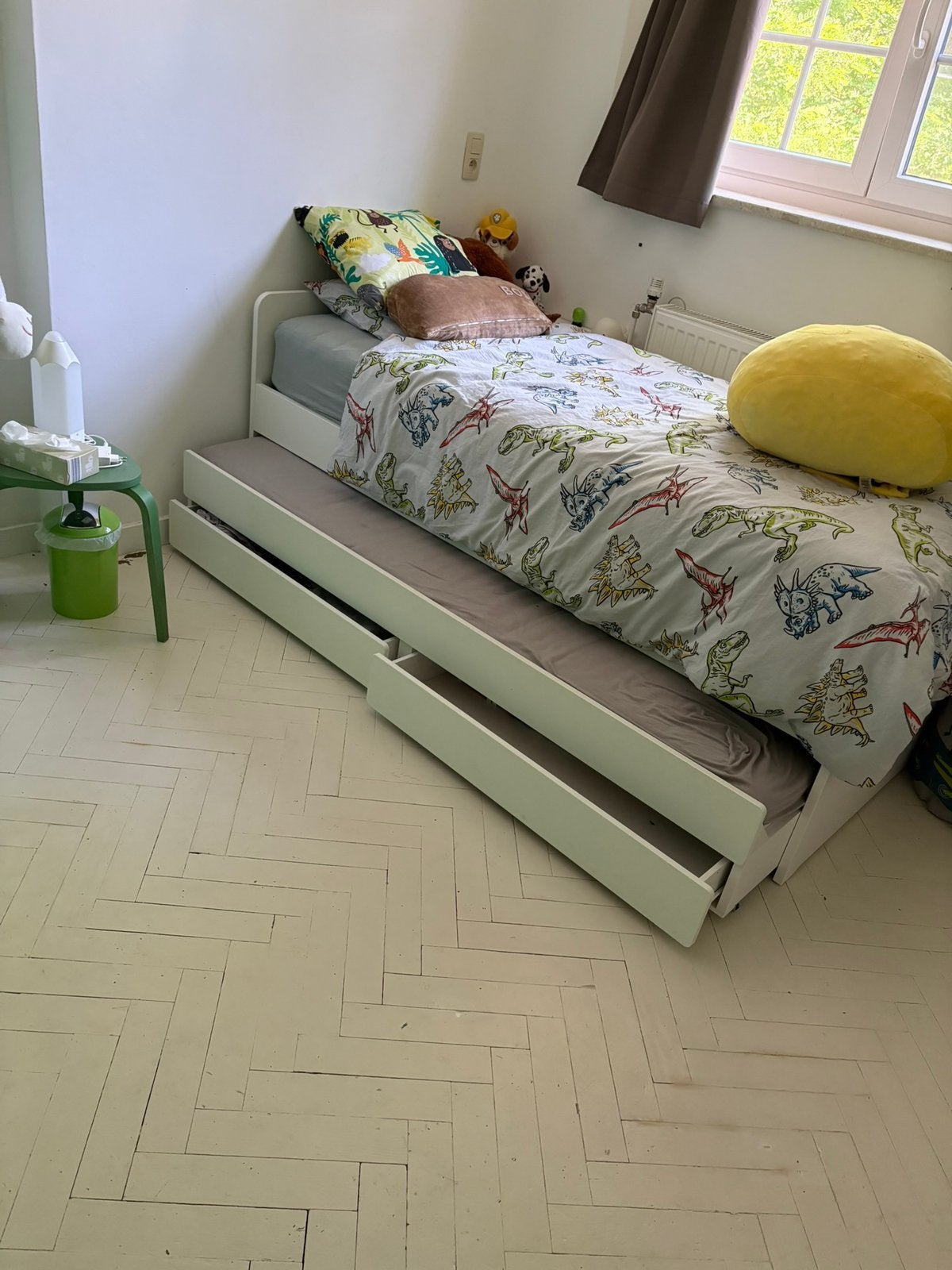 IKEA SLÄKT kinder-/tienerbed met opberglades – Nieuwstaat, Enlèvement, Comme neuf