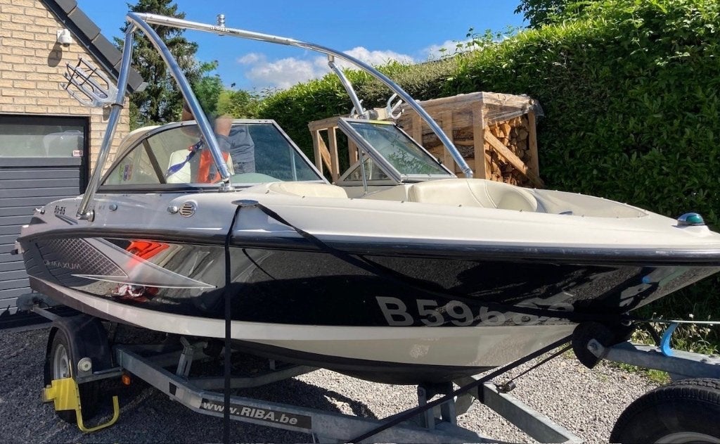 Bateau Maxum 1800 MX 135 CV inbord, Watersport en Boten, Speedboten, Ophalen, Overige merken, 70 cm, Gebruikt