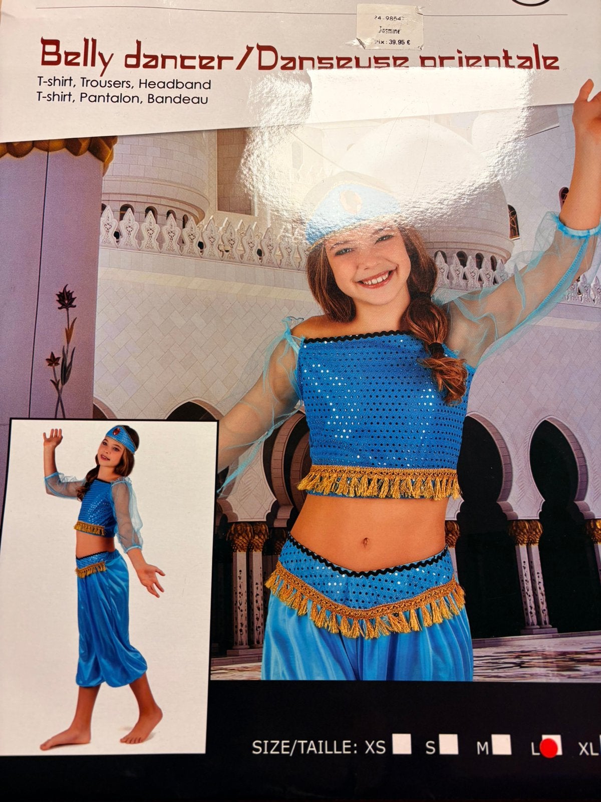 Danseuse orientale 6-8 ans, Enlèvement