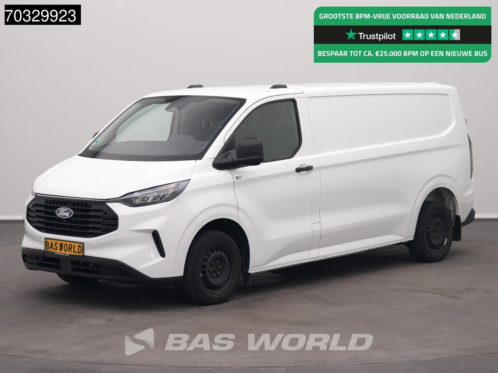 Ford Transit Custom 110pk !Engine broken! L2 Lang Airco Crui, Stof, Gebruikt, Euro 6, 4 cilinders