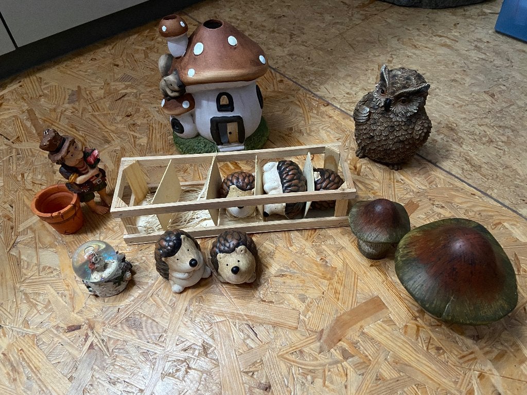 Herfst - Decoratie/Beeldjes, Decoratieobject, Steen/keramiek, Ophalen of Verzenden, Zo goed als nieuw