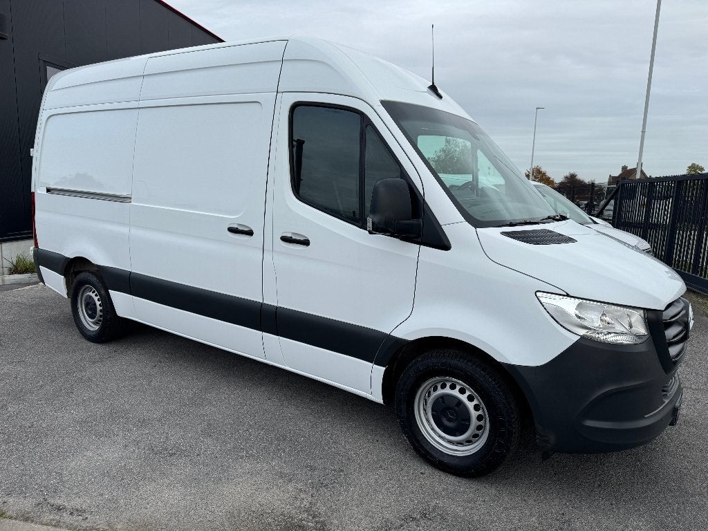 Mercedes Sprinter 317 2.0 cdi L2H2 camera carplay airco, Stof, 4 cilinders, Wit, Mercedes-Benz