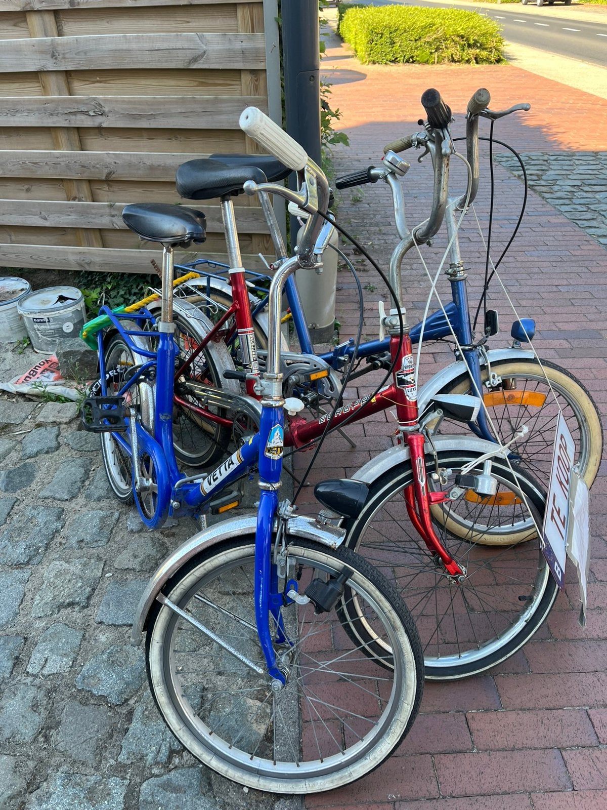 Retro plooifietsen, Fietsen en Brommers, Fietsen | Vouwfietsen, Ophalen, Zo goed als nieuw