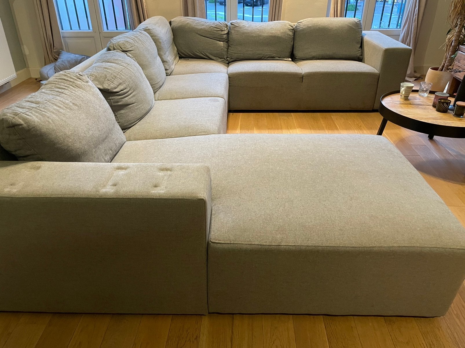 Gratis Grote Zetel, Maison & Meubles, Canapés | Sofas & Chaises Longues, Utilisé, Quatre personnes ou plus, 300 cm ou plus, 150 cm ou plus