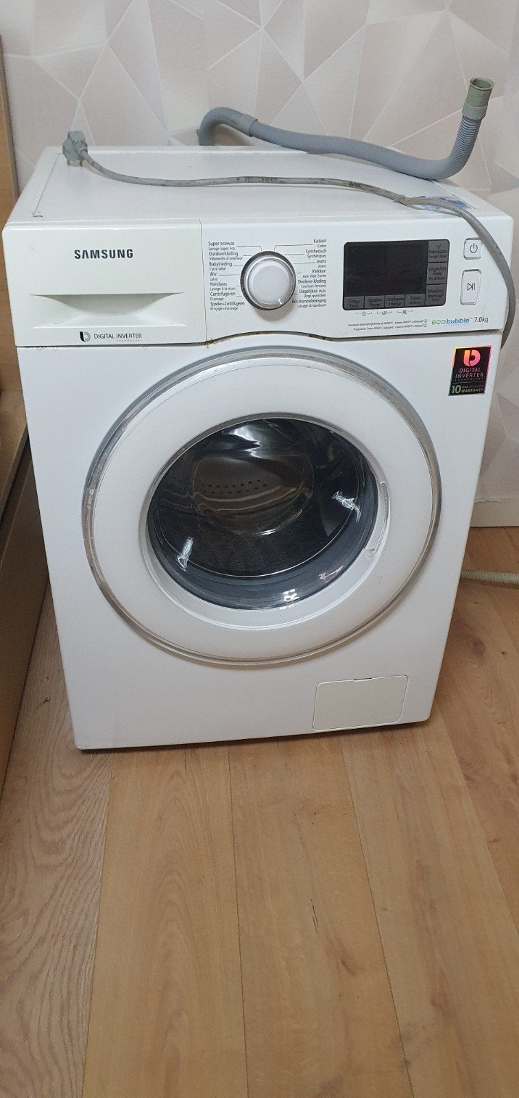 Wasmachine Samsung ecoBuble 7kg, Ophalen
