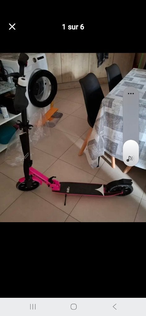 Trotinette blackwheels noir et rose, Enlèvement, Comme neuf, Autres types
