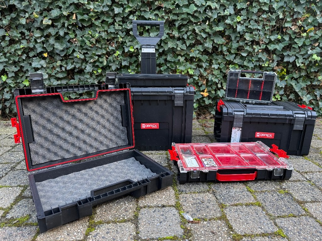 Qbrick PRO gereedschapsset op wielen, 4-delig, Doe-het-zelf en Bouw, Ophalen, Gebruikt, Gereedschapsset