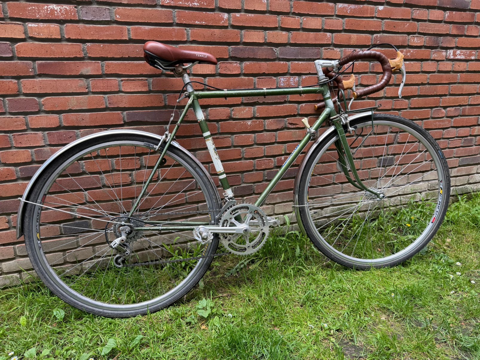 Retro Koers Fiets, Fietsen en Brommers, 28 inch, Gebruikt, 10 tot 15 versnellingen, Velgrem