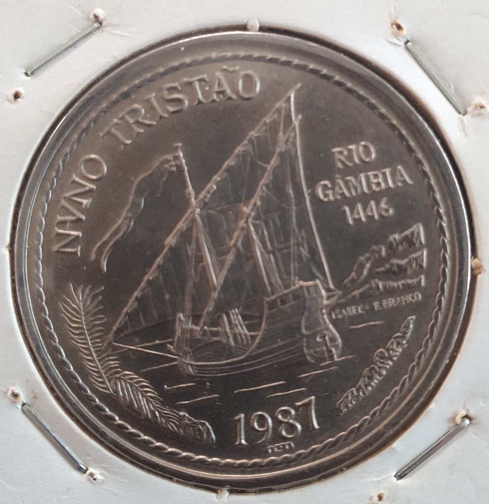 Munt : 100 escudos van Republiek Portugal 1987, Postzegels en Munten, Munten | Europa | Niet-Euromunten, Ophalen of Verzenden