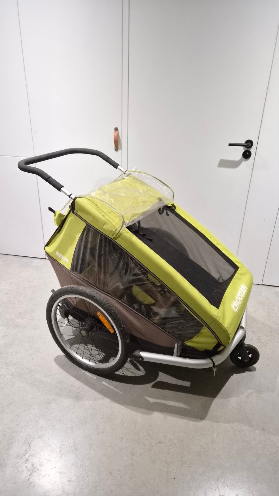fietskar 2 kinderen merk croozer, Fietsen en Brommers, Fietsaccessoires | Aanhangwagens en Karren, Ophalen, Gebruikt, 20 tot 40 kg