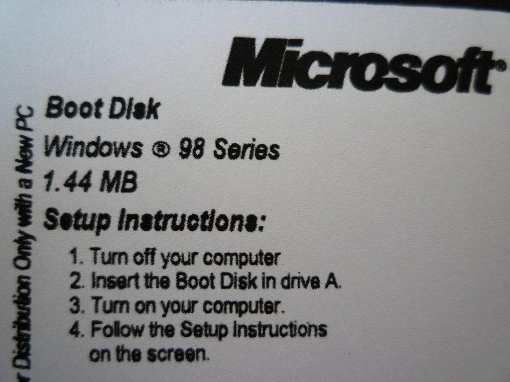 Windows 98-software, Computers en Software, Besturingssoftware, Ophalen of Verzenden, Zo goed als nieuw, Windows