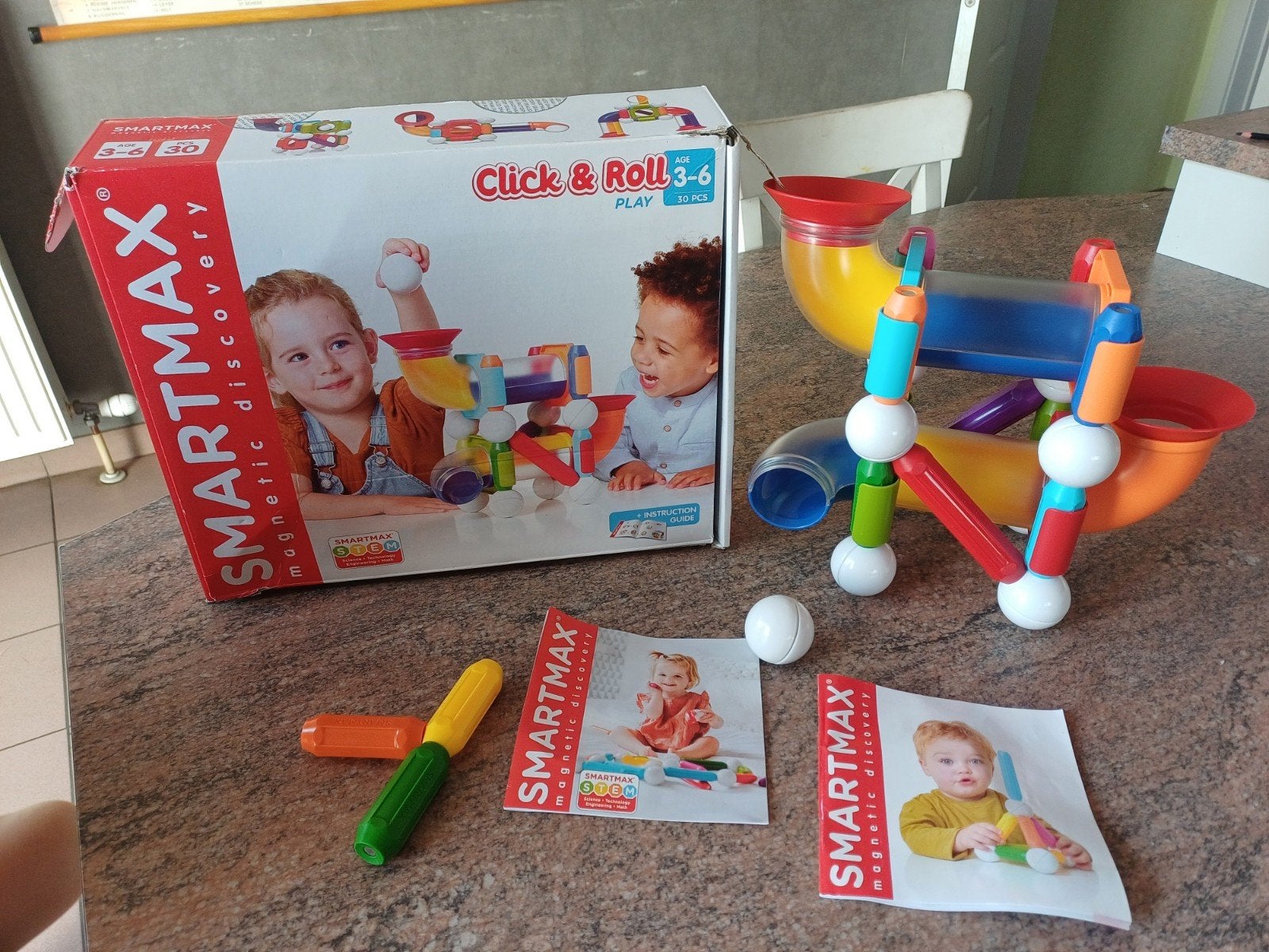 smartmax click & roll, Kinderen en Baby's, Speelgoed | Bouwstenen, Ophalen, Gebruikt, Overige merken