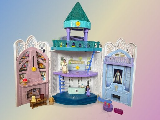 Disney Wish – Château de Rosas Mattel complet + personnages, Enlèvement ou Envoi, Comme neuf, Maison de poupées