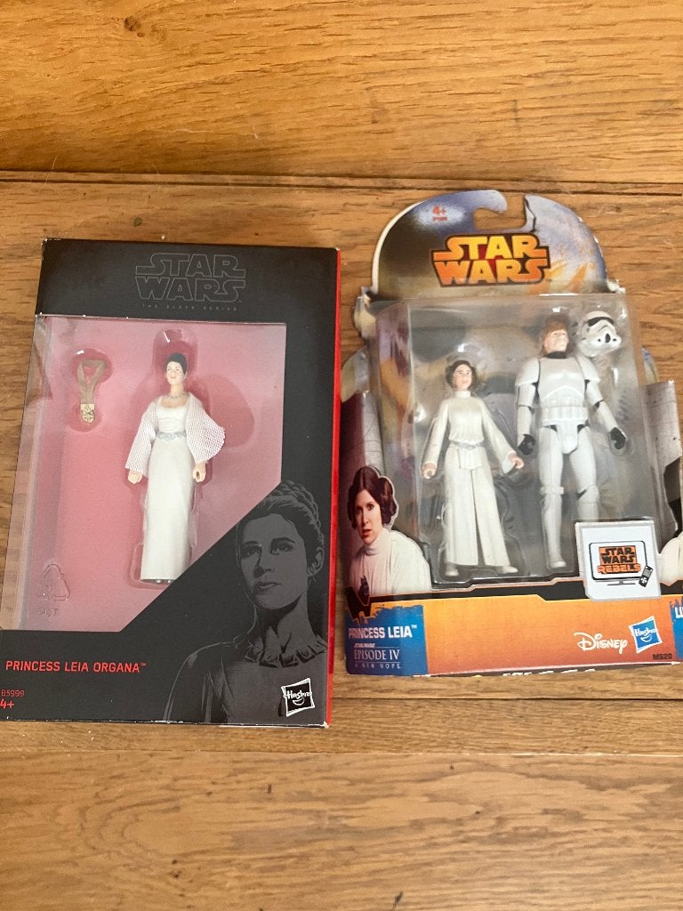 Luke stormtrooper et Leia star wars, Collections, Enlèvement ou Envoi, Figurine