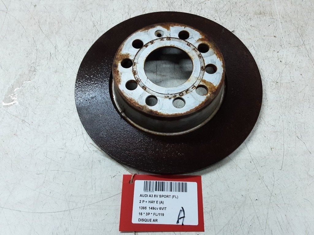FREIN DISQUE ARRIÈRE Audi A3 (8V1 / 8VK) (01-2012/10-2020), Auto-Union-Straße  1,
85057  Ingolstadt, DE, Info@audi.de, Audi, Utilisé